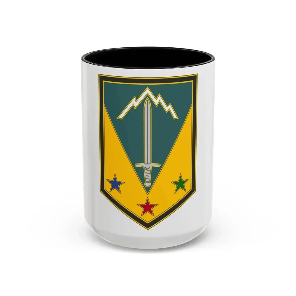 3 Maneuver Enhancement Brigade (U.S. Army) Accent Coffee Mug 15oz Black - Go Mug Yourself