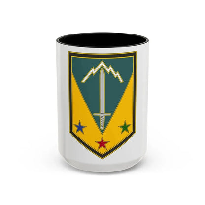 3 Maneuver Enhancement Brigade (U.S. Army) Accent Coffee Mug 15oz Black - Go Mug Yourself