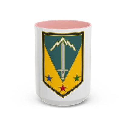 3 Maneuver Enhancement Brigade (U.S. Army) Accent Coffee Mug 15oz Pink - Go Mug Yourself