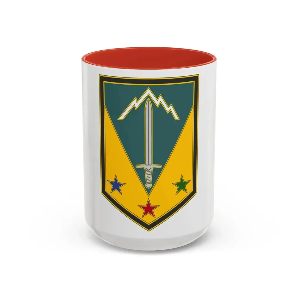 3 Maneuver Enhancement Brigade (U.S. Army) Accent Coffee Mug 15oz Red - Go Mug Yourself