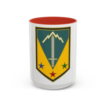 3 Maneuver Enhancement Brigade (U.S. Army) Accent Coffee Mug 15oz Red - Go Mug Yourself