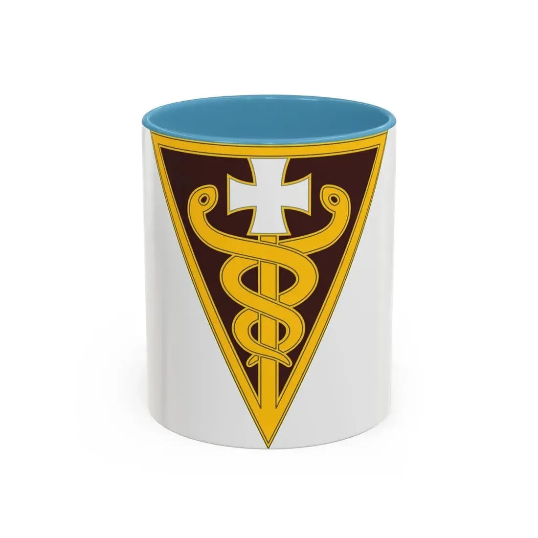 3 Medical Command (U.S. Army) Accent Coffee Mug 11oz Light Blue - Go Mug Yourself