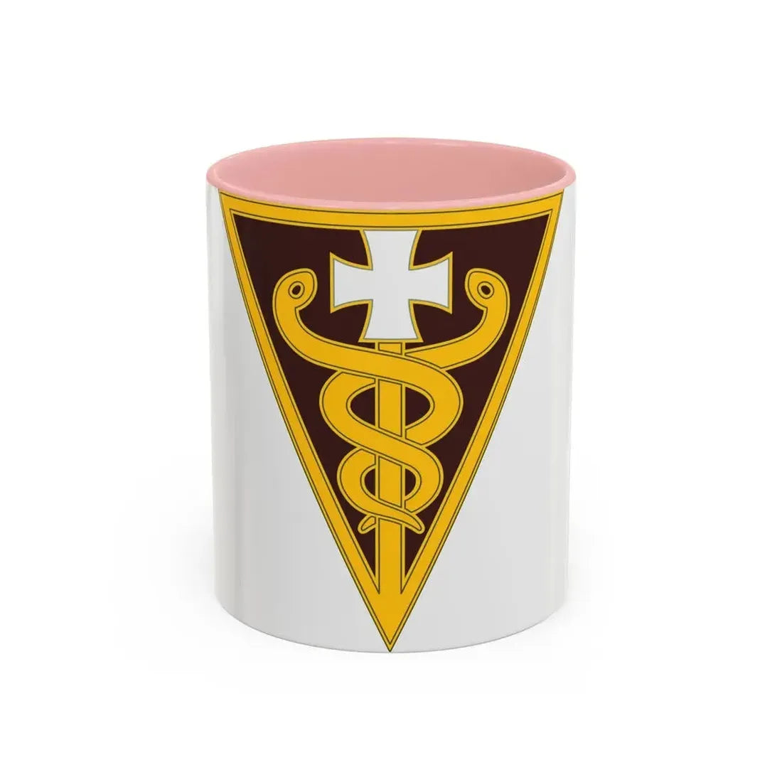 3 Medical Command (U.S. Army) Accent Coffee Mug 11oz Pink - Go Mug Yourself