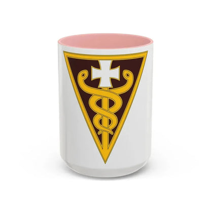 3 Medical Command (U.S. Army) Accent Coffee Mug 15oz Pink - Go Mug Yourself