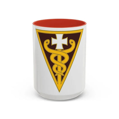 3 Medical Command (U.S. Army) Accent Coffee Mug 15oz Red - Go Mug Yourself