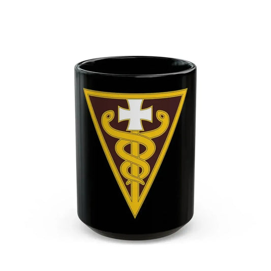 3 Medical Command (U.S. Army) Black Coffee Mug 15oz - Go Mug Yourself