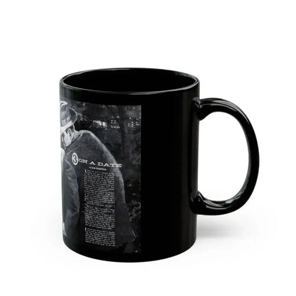 3 On A Date, Jaguar magazine No. 01, 1961 - Black Coffee Mug - Go Mug Yourself