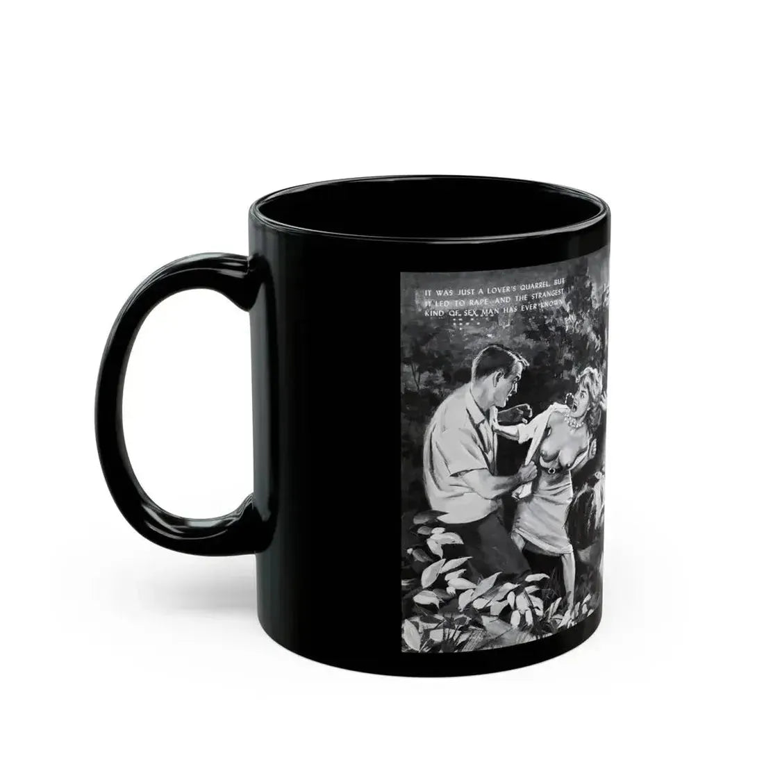 3 On A Date, Jaguar magazine No. 01, 1961 - Black Coffee Mug - Go Mug Yourself