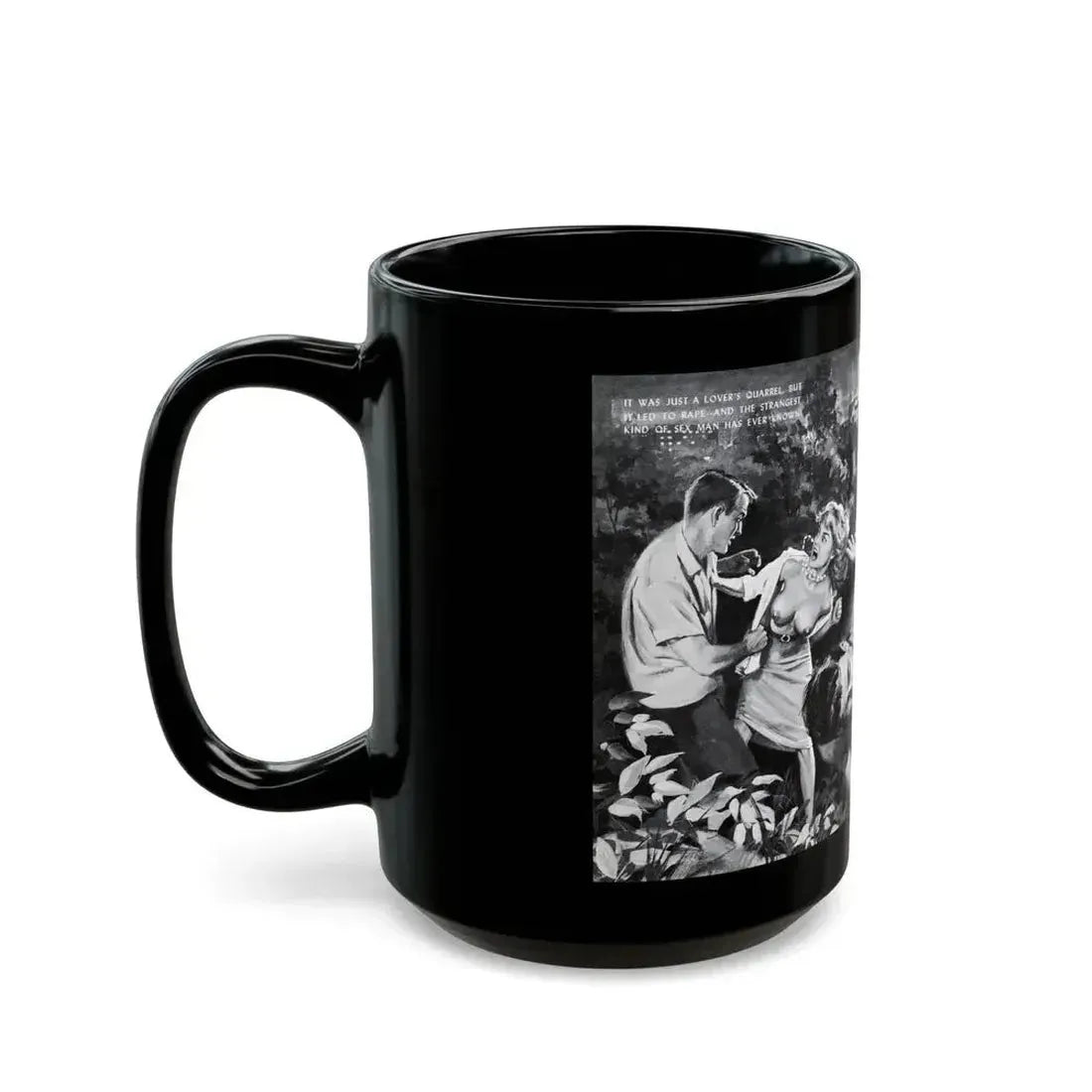3 On A Date, Jaguar magazine No. 01, 1961 - Black Coffee Mug - Go Mug Yourself