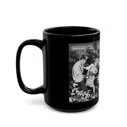3 On A Date, Jaguar magazine No. 01, 1961 - Black Coffee Mug - Go Mug Yourself