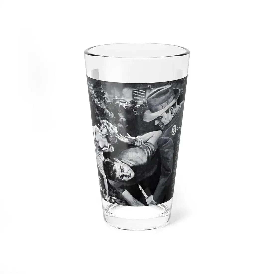 3 On A Date, Jaguar magazine No. 01, 1961 (Magazine Illustration) Pint Glass 16oz 16oz - Go Mug Yourself