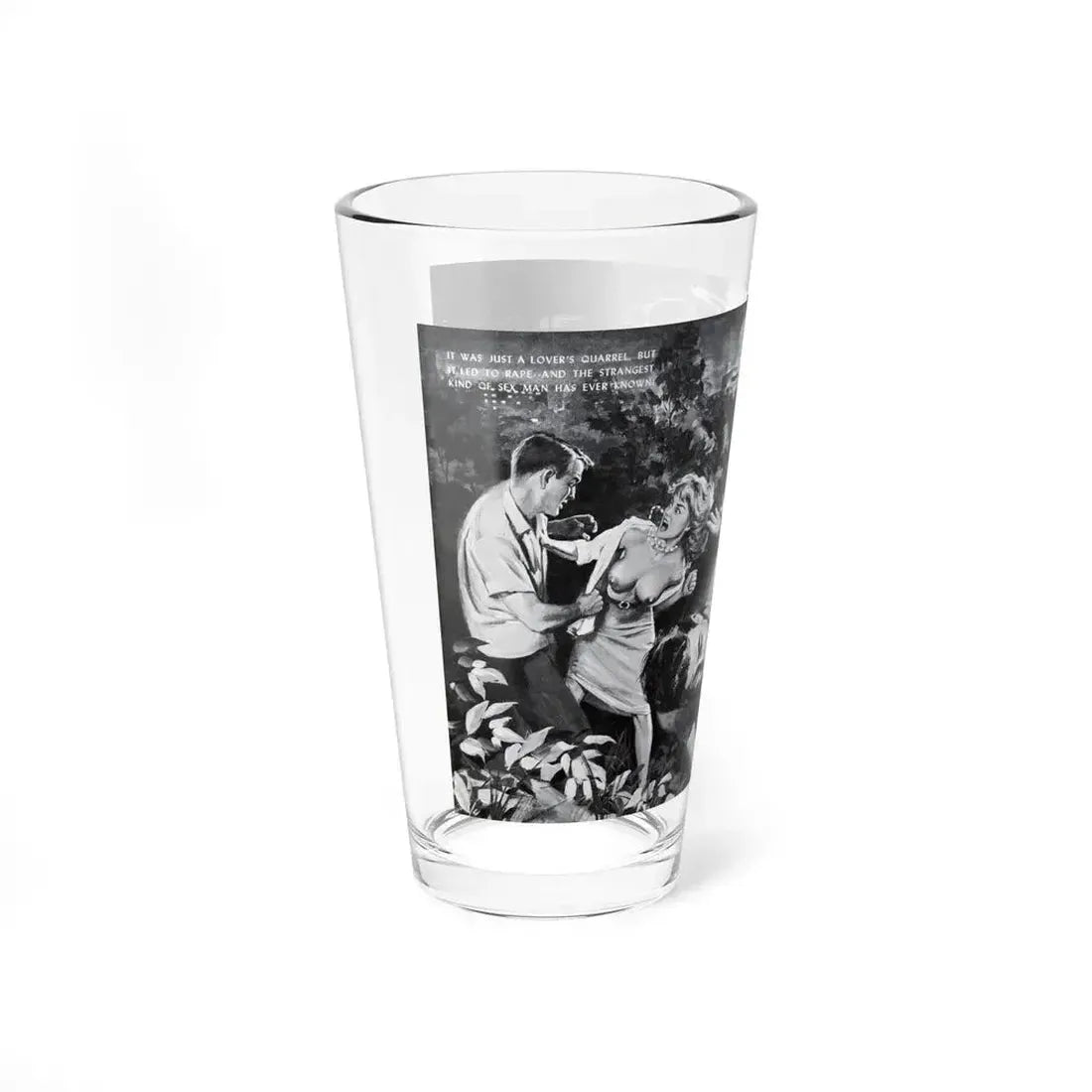 3 On A Date, Jaguar magazine No. 01, 1961 (Magazine Illustration) Pint Glass 16oz - Go Mug Yourself
