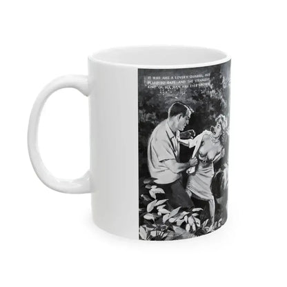 3 On A Date, Jaguar magazine No. 01, 1961 - White Coffee Mug - Go Mug Yourself
