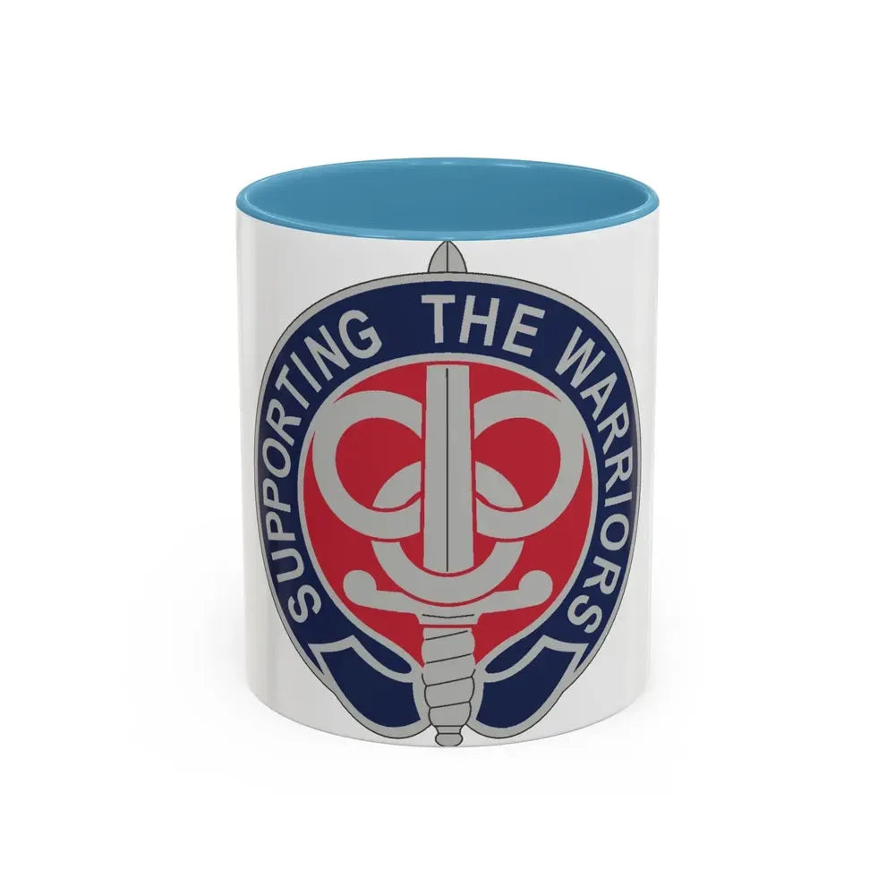 3 Personnel Command 2 (U.S. Army) Accent Coffee Mug 11oz Light Blue - Go Mug Yourself