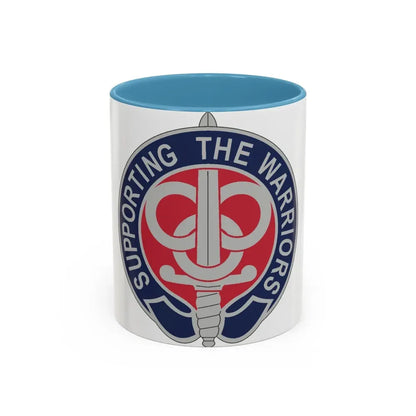 3 Personnel Command 2 (U.S. Army) Accent Coffee Mug 11oz Light Blue - Go Mug Yourself