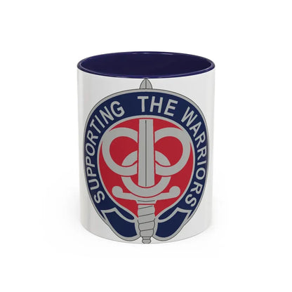 3 Personnel Command 2 (U.S. Army) Accent Coffee Mug 11oz Navy - Go Mug Yourself