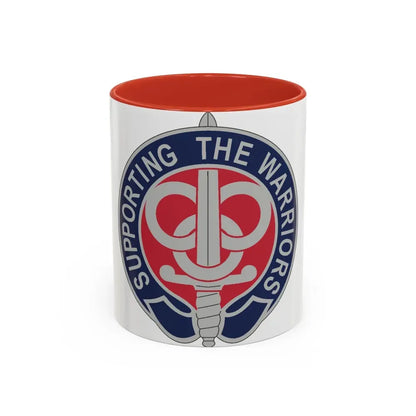 3 Personnel Command 2 (U.S. Army) Accent Coffee Mug 11oz Red - Go Mug Yourself