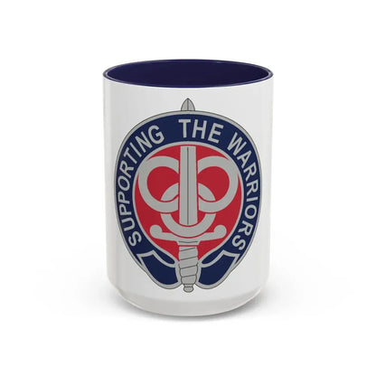 3 Personnel Command 2 (U.S. Army) Accent Coffee Mug 15oz Navy - Go Mug Yourself