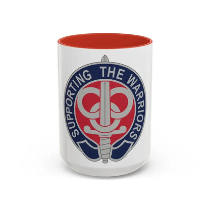 3 Personnel Command 2 (U.S. Army) Accent Coffee Mug 15oz Red - Go Mug Yourself
