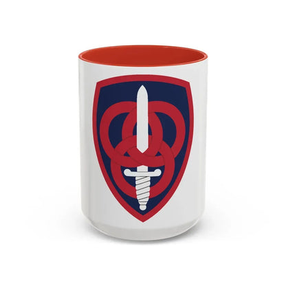 3 Personnel Command (U.S. Army) Accent Coffee Mug 15oz Black - Go Mug Yourself