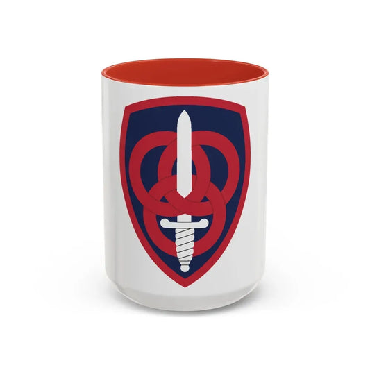 3 Personnel Command (U.S. Army) Accent Coffee Mug 15oz Black - Go Mug Yourself