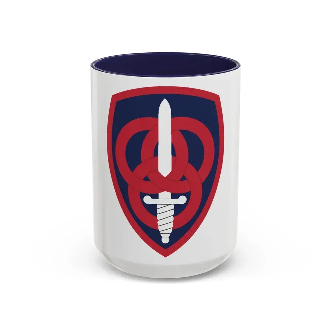 3 Personnel Command (U.S. Army) Accent Coffee Mug 15oz Navy - Go Mug Yourself