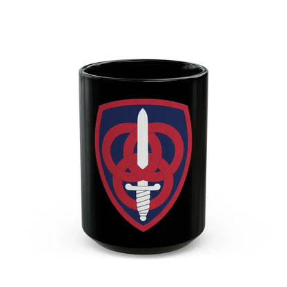 3 Personnel Command (U.S. Army) Black Coffee Mug 15oz - Go Mug Yourself