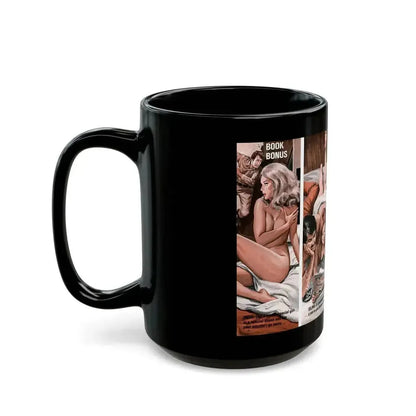 3 Swamp Women, Male magazine, August 1971 - Black Coffee Mug - Go Mug Yourself