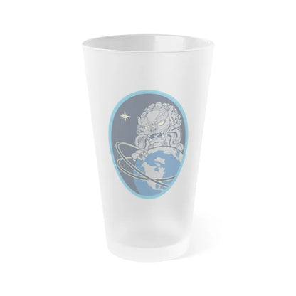 3 Test and Evaluation Squadron (U.S. Space Force) Frosted Pint Glass 16oz-Go Mug Yourself