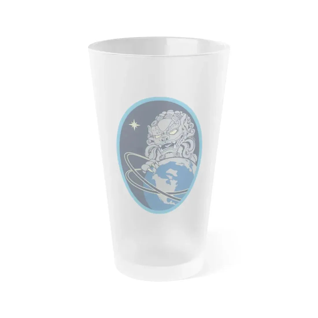 3 Test and Evaluation Squadron (U.S. Space Force) Frosted Pint Glass 16oz Default Title - Go Mug Yourself