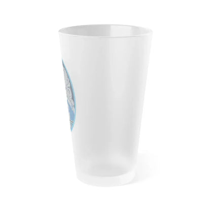 3 Test and Evaluation Squadron (U.S. Space Force) Frosted Pint Glass 16oz - Go Mug Yourself