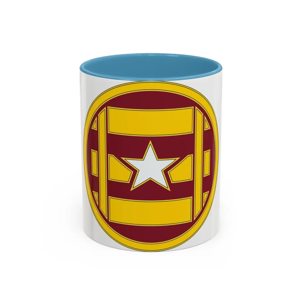 3 Transportation Brigade (U.S. Army) Accent Coffee Mug-11oz-Light Blue-Go Mug Yourself