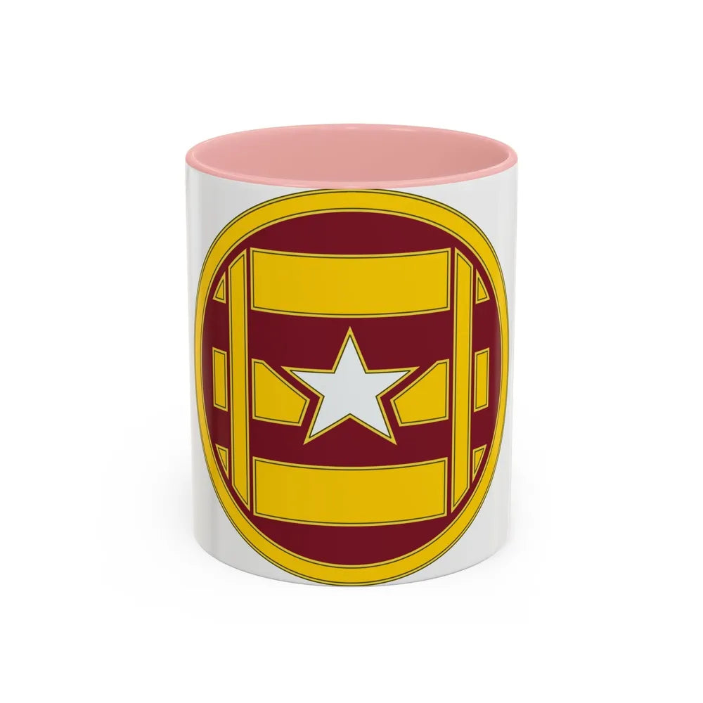 3 Transportation Brigade (U.S. Army) Accent Coffee Mug-11oz-Pink-Go Mug Yourself