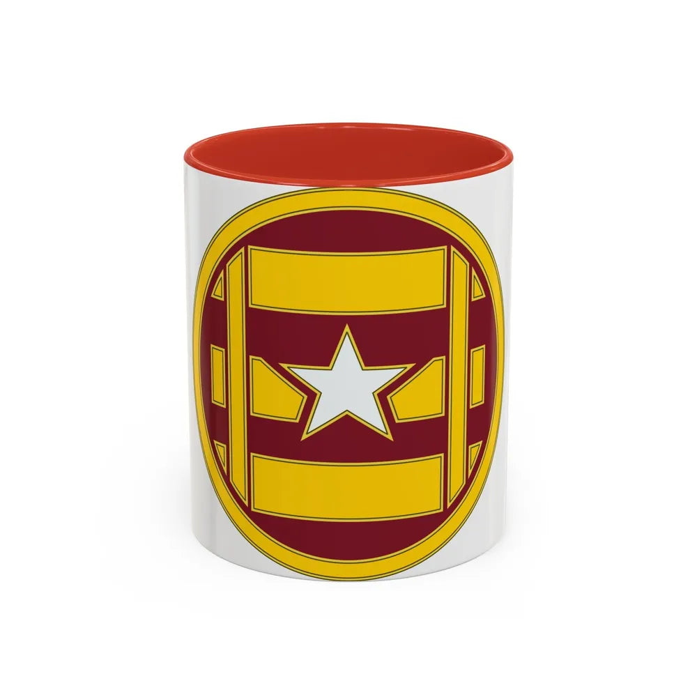 3 Transportation Brigade (U.S. Army) Accent Coffee Mug-11oz-Red-Go Mug Yourself