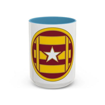 3 Transportation Brigade (U.S. Army) Accent Coffee Mug-15oz-Light Blue-Go Mug Yourself