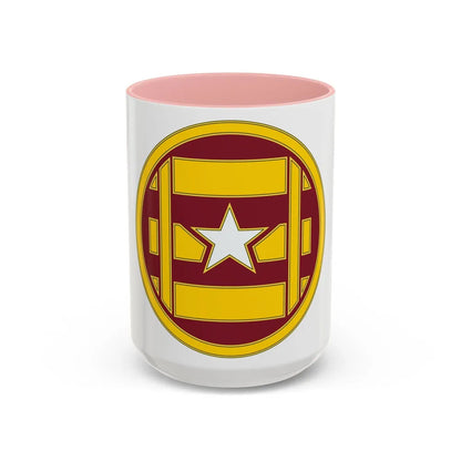 3 Transportation Brigade (U.S. Army) Accent Coffee Mug-15oz-Pink-Go Mug Yourself