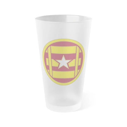 3 Transportation Brigade (U.S. Army) Frosted Pint Glass 16oz-Go Mug Yourself