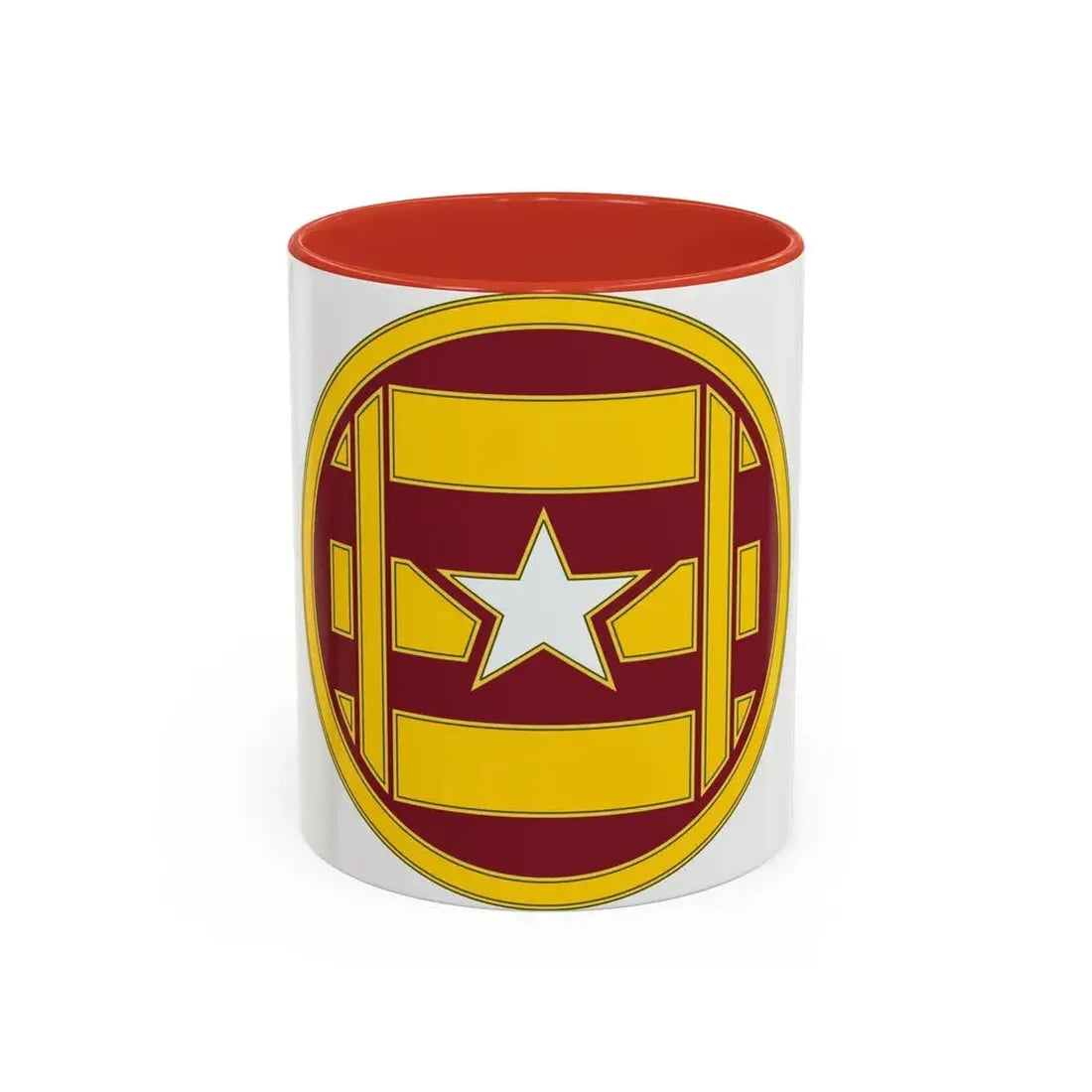 3 Transportation Brigade (U.S. Army) Accent Coffee Mug 11oz Red - Go Mug Yourself