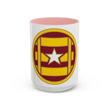 3 Transportation Brigade (U.S. Army) Accent Coffee Mug 15oz Pink - Go Mug Yourself