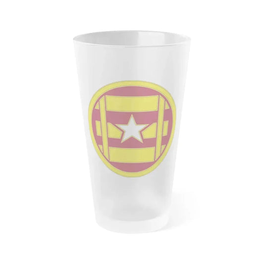 3 Transportation Brigade (U.S. Army) Frosted Pint Glass 16oz Default Title - Go Mug Yourself