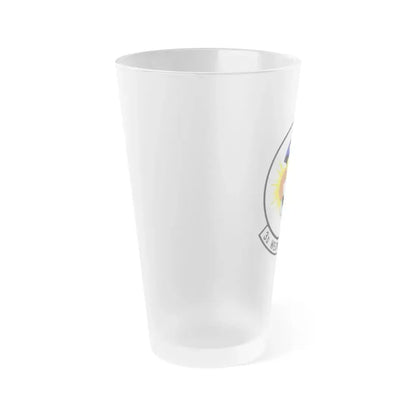 3 Weather Squadron ACC (U.S. Air Force) Frosted Pint Glass 16oz - Go Mug Yourself