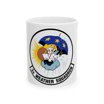 3 Weather Squadron ACC (U.S. Air Force) White Coffee Mug 11oz - Go Mug Yourself