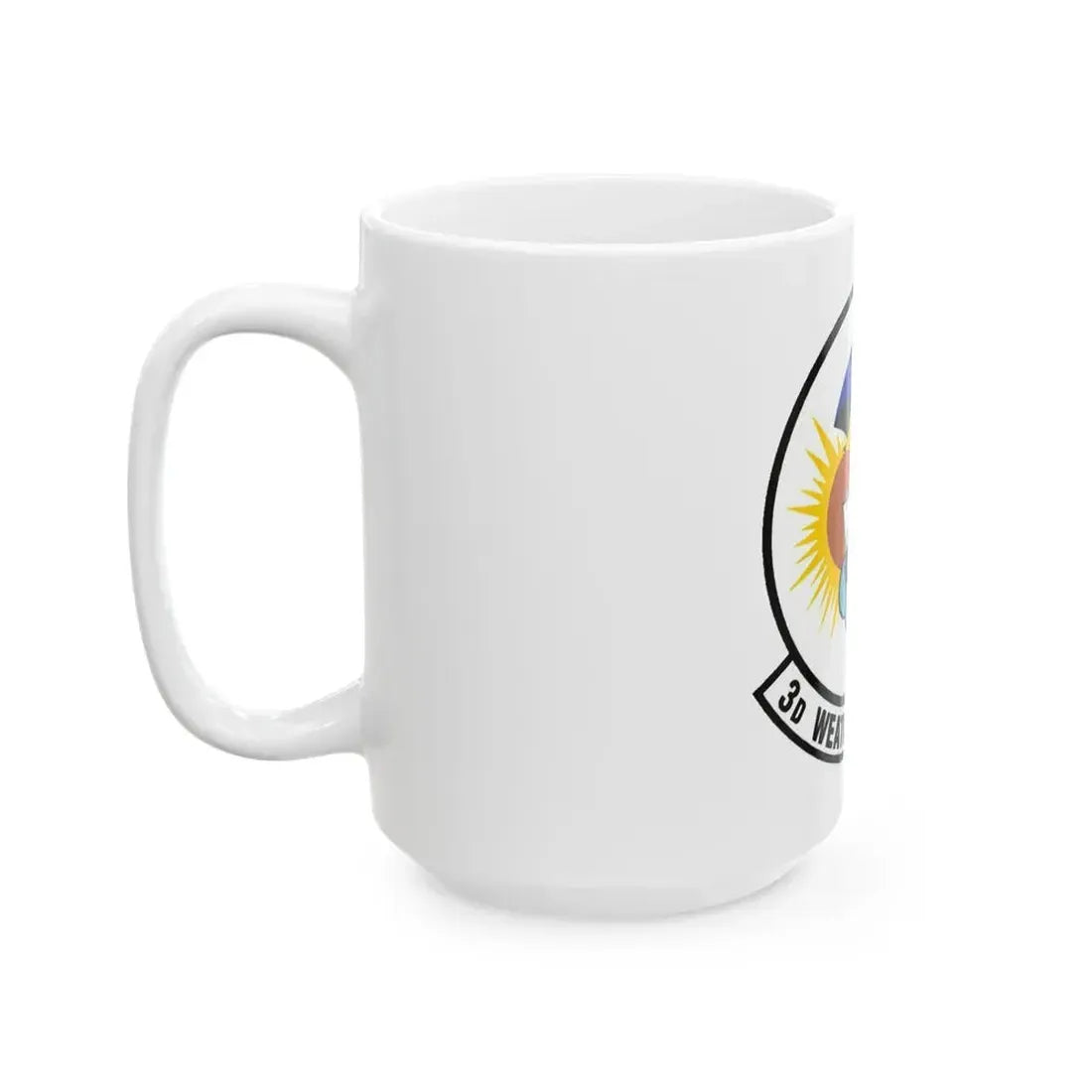 3 Weather Squadron ACC (U.S. Air Force) White Coffee Mug - Go Mug Yourself