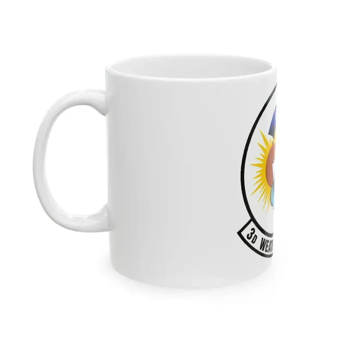 3 Weather Squadron ACC (U.S. Air Force) White Coffee Mug - Go Mug Yourself