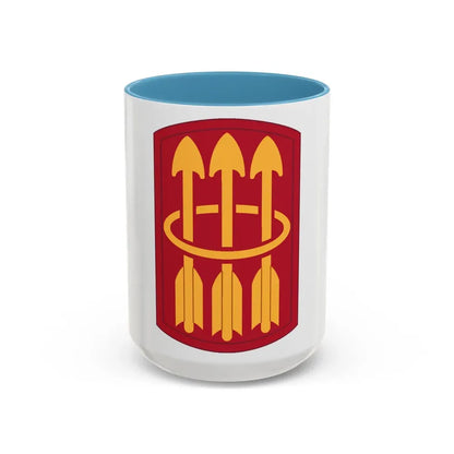 30 Air Defense Artillery Brigade (U.S. Army) Accent Coffee Mug 15oz Light Blue - Go Mug Yourself
