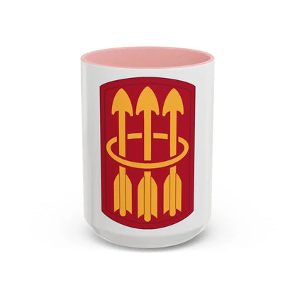 30 Air Defense Artillery Brigade (U.S. Army) Accent Coffee Mug 15oz Pink - Go Mug Yourself