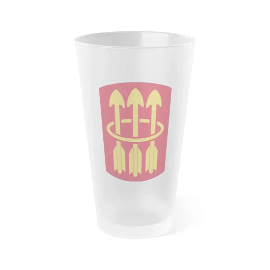 30 Air Defense Artillery Brigade (U.S. Army) Frosted Pint Glass 16oz Default Title - Go Mug Yourself