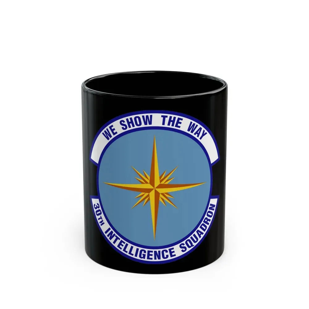 30 Intelligence Squadron AFISRA (U.S. Air Force) Black Coffee Mug 11oz - Go Mug Yourself
