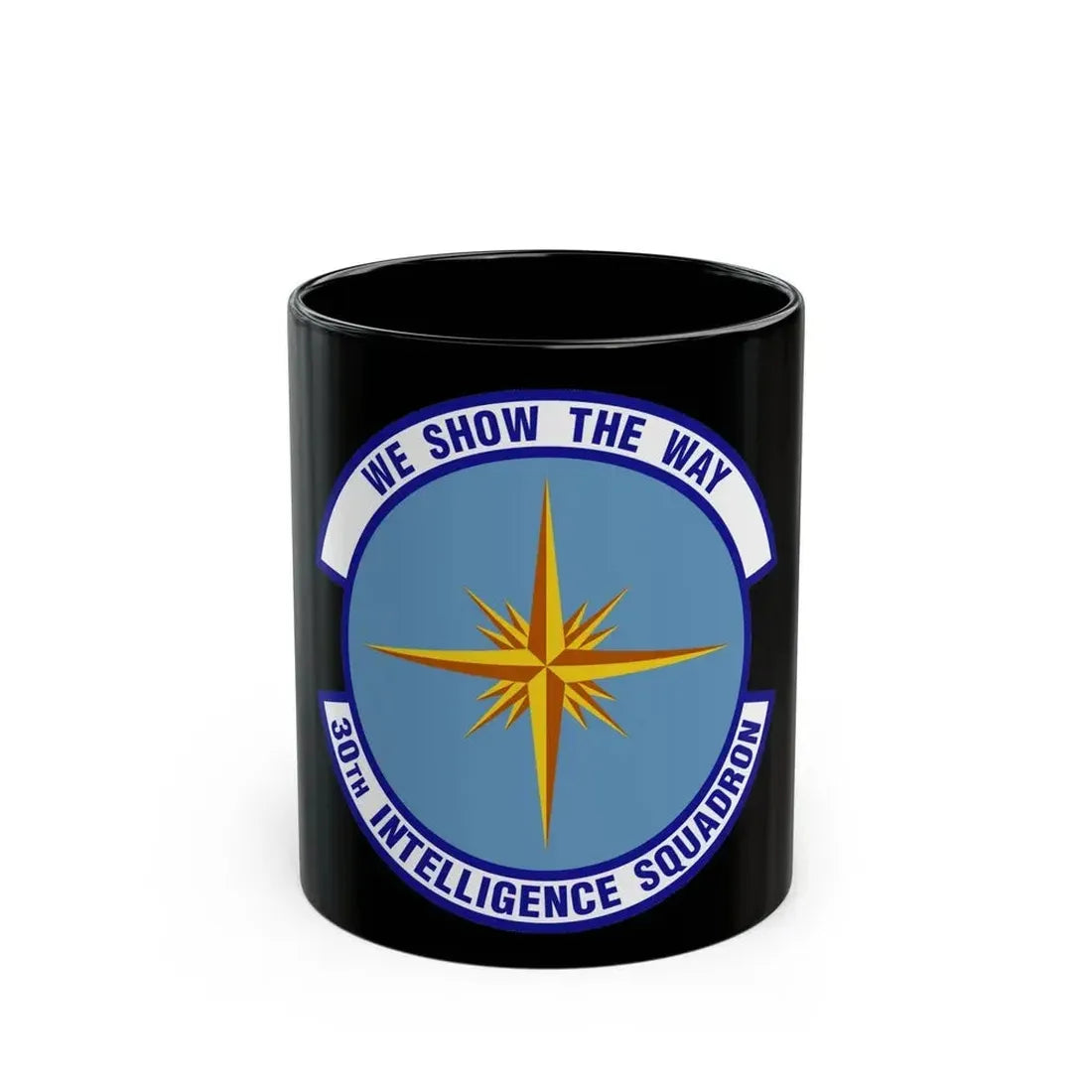 30 Intelligence Squadron AFISRA (U.S. Air Force) Black Coffee Mug 11oz - Go Mug Yourself