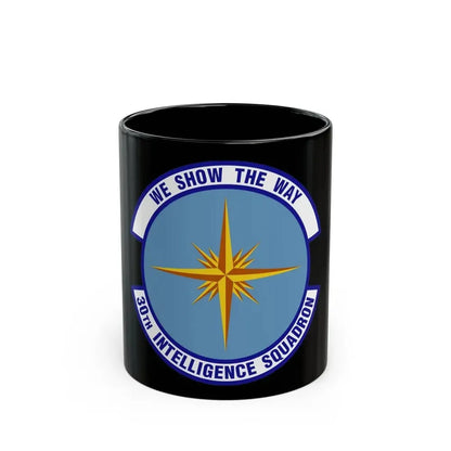 30 Intelligence Squadron AFISRA (U.S. Air Force) Black Coffee Mug 11oz - Go Mug Yourself
